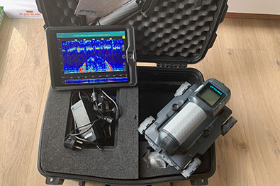 Diagnostic structure radar Proceq GPR Live